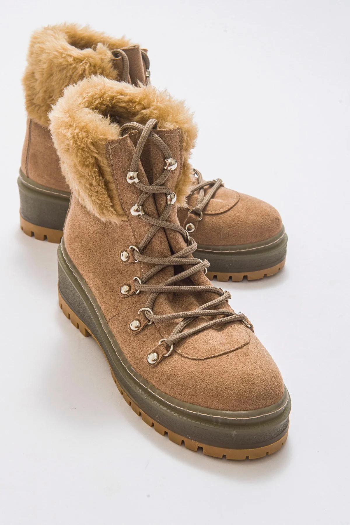 4010 - Beige Suede Boot (Women)