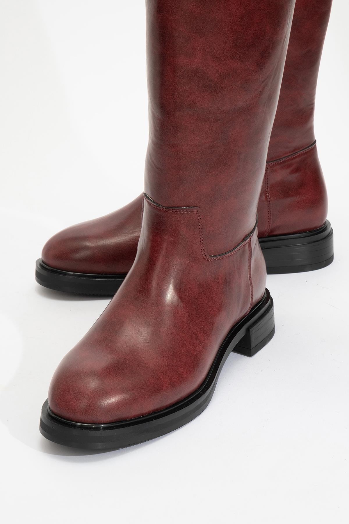 Alaska Burgundy Pattern Western Boot (Women) - Image 3
