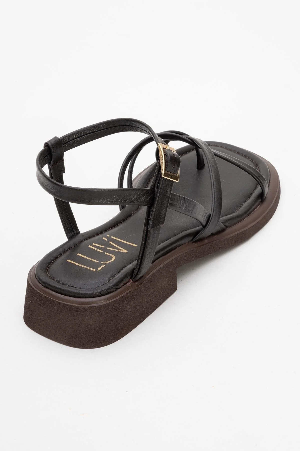 Antas - Brown Leather Sandals (Women) - Image 5