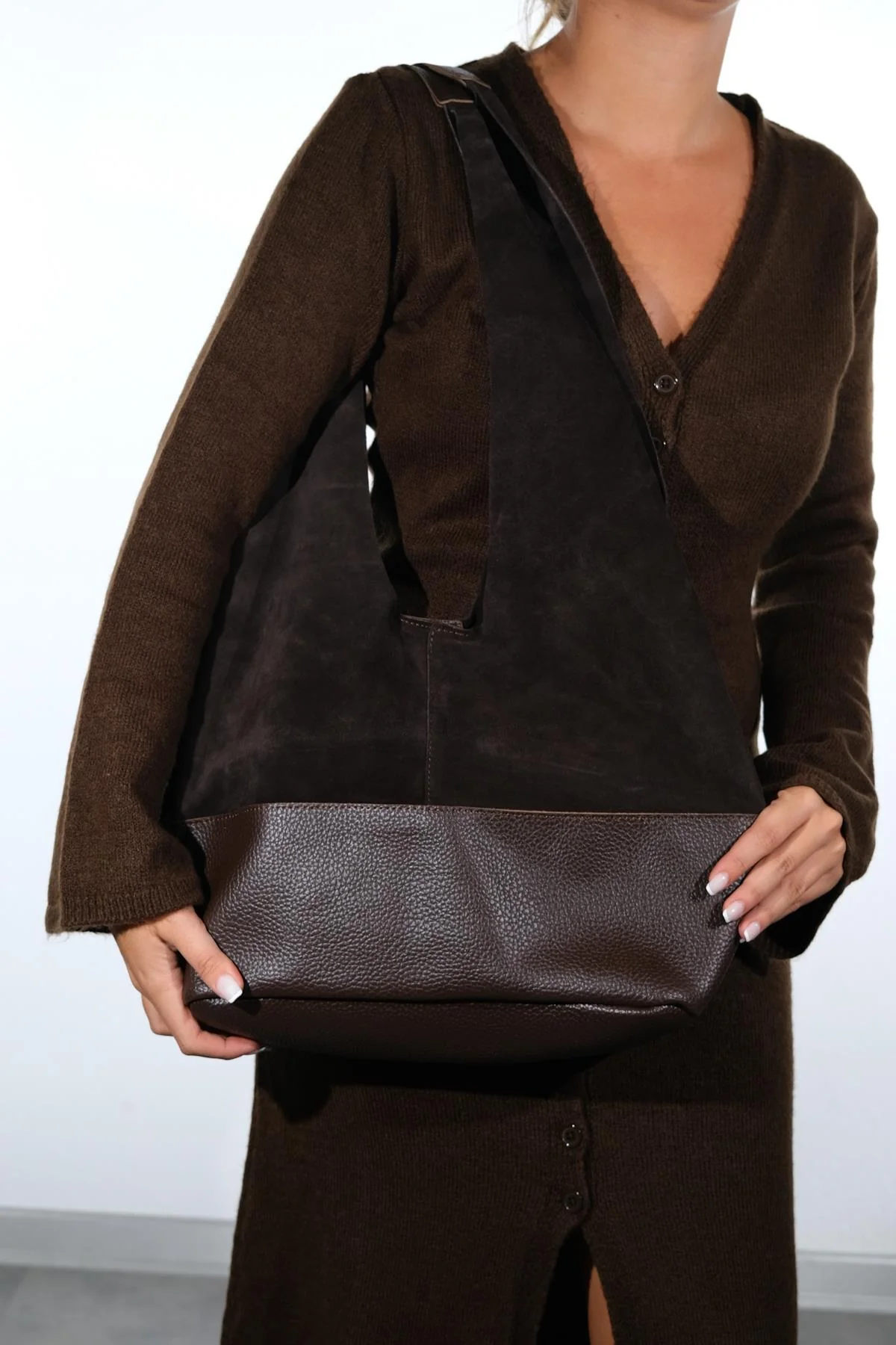 AVOS - Brown Genuine Leather Shoulder Bag (Women) - Image 2