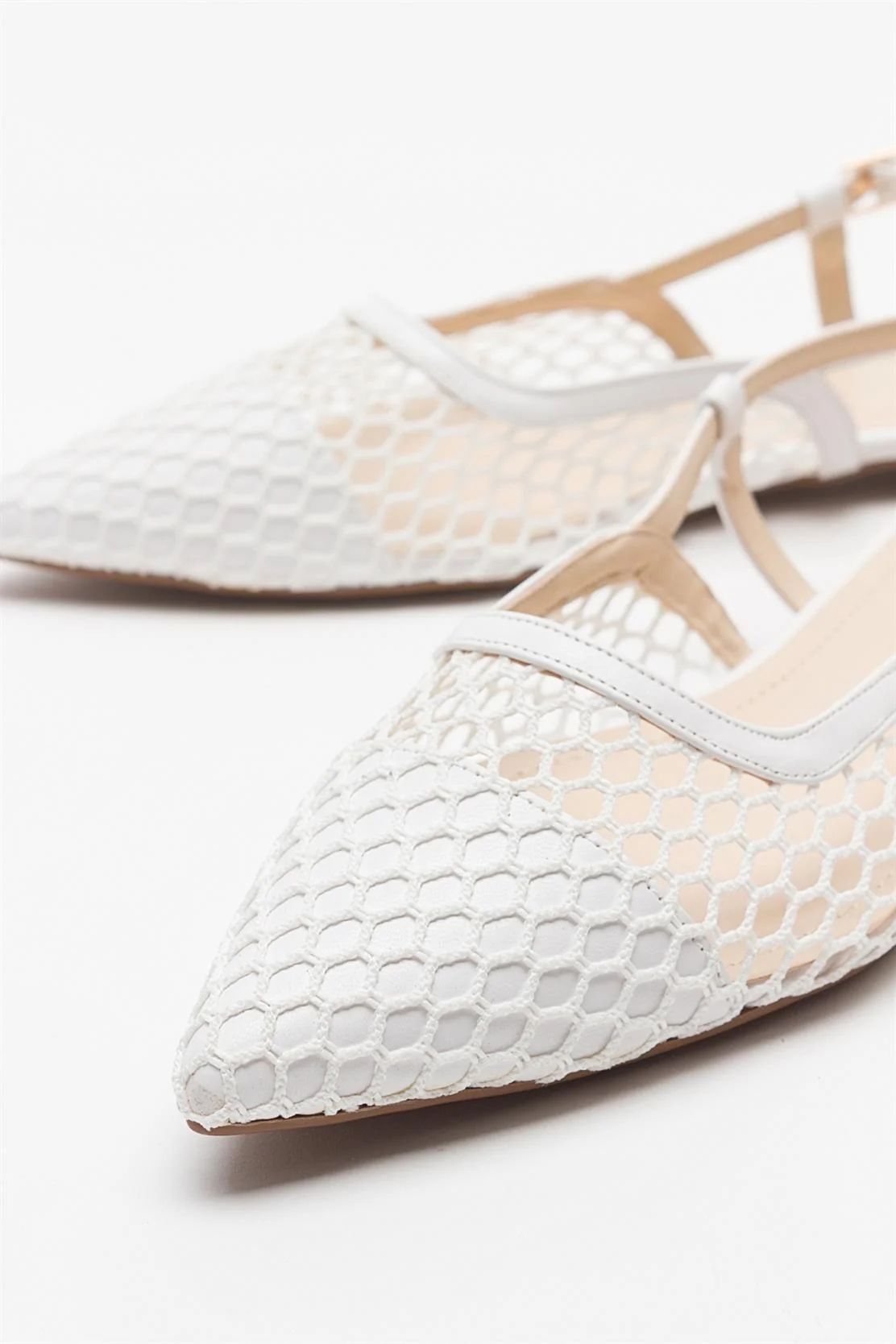 Brace White Mesh Flat Sandal (Women) - Image 4