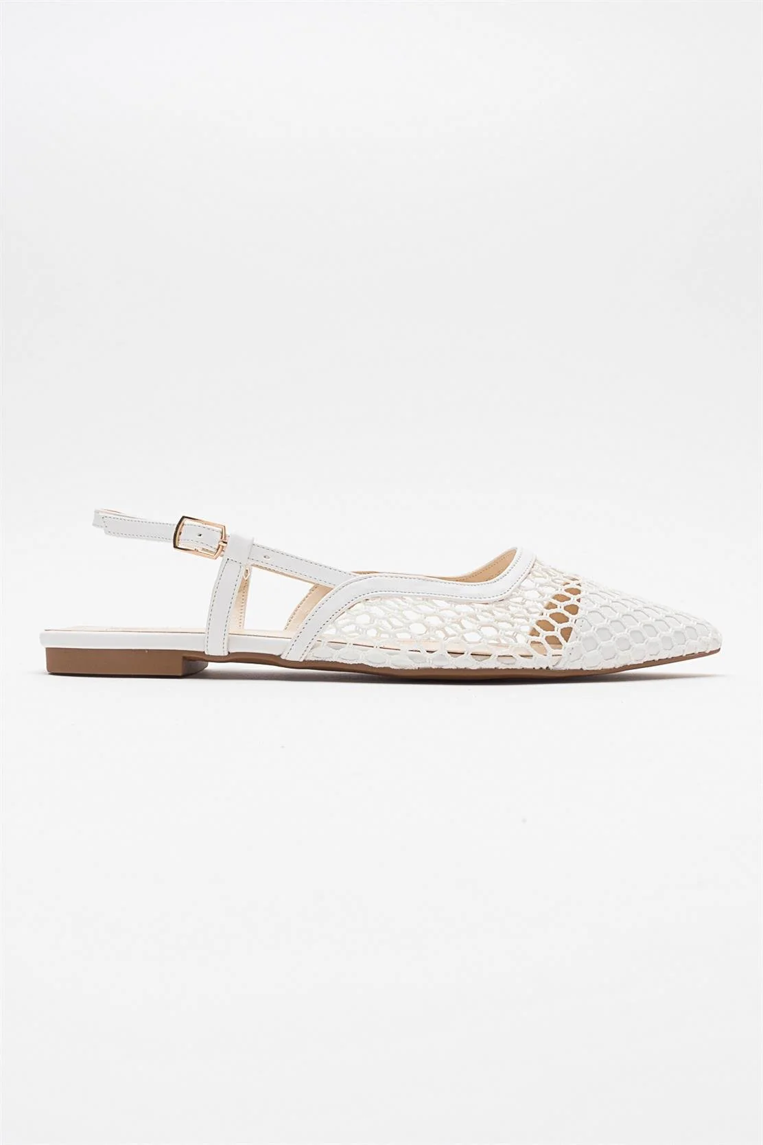 Brace White Mesh Flat Sandal (Women) - Image 7