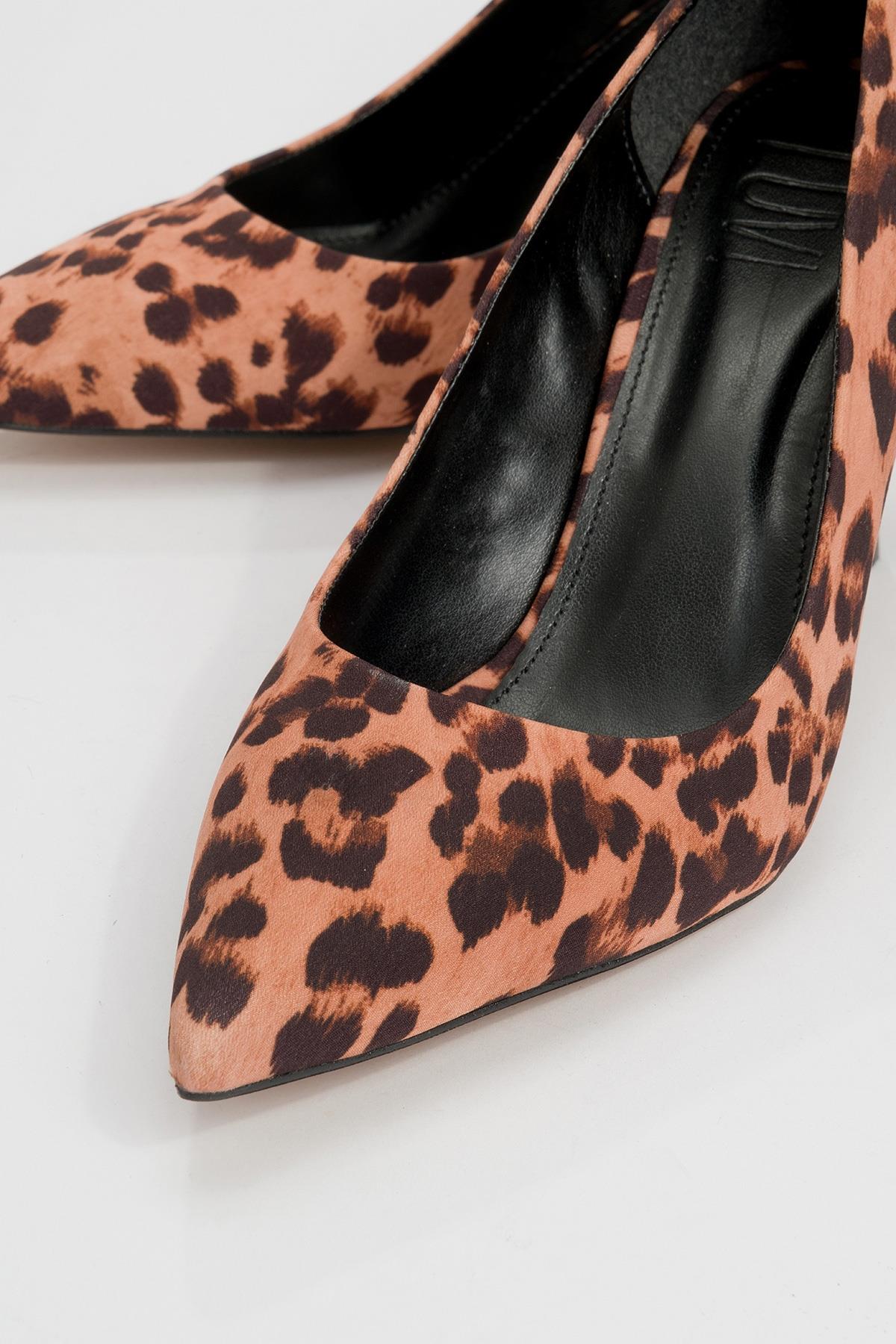 Calse - Black And Yellow Patterned Heeled Shoe (Women) - Image 3