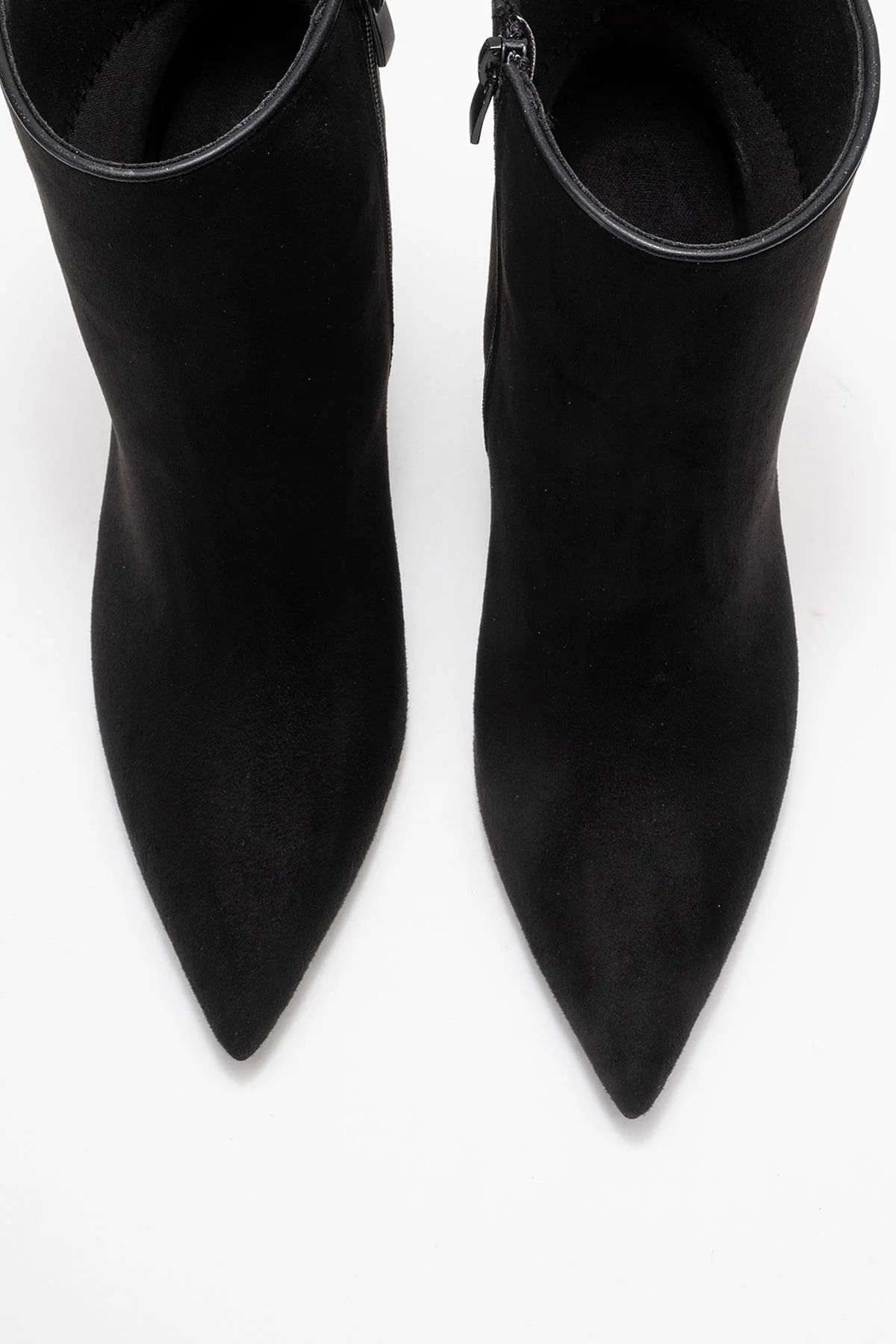 Crista - Black Pointed Toe Heeled Boot (Women) - Image 2