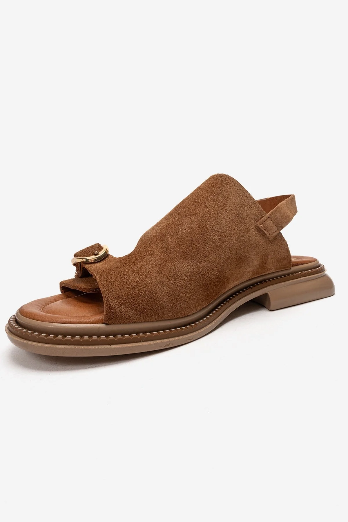 CRUEL - Camel Genuine Leather Sandal (Women) - Image 6
