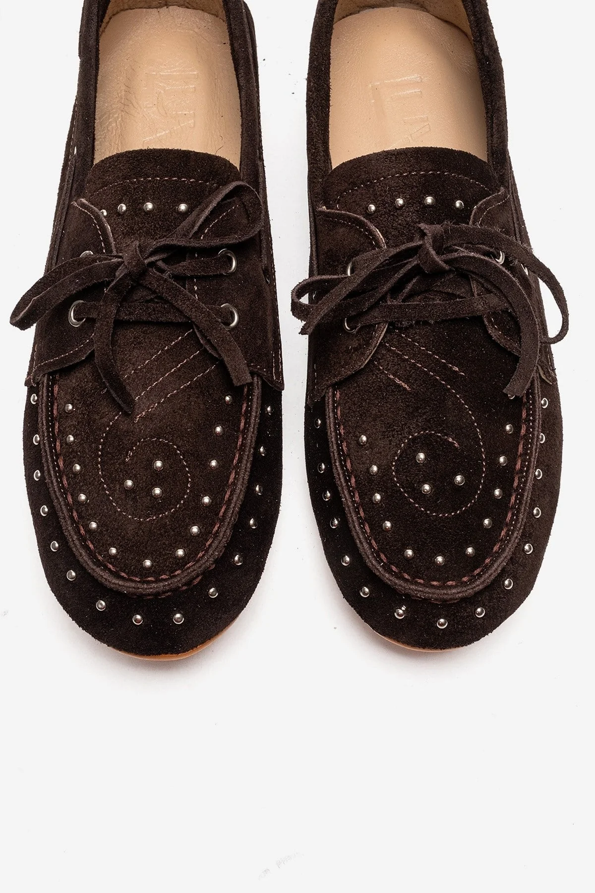 CUESTA - Brown Genuine Leather Loafer Shoe (Women) - Image 2