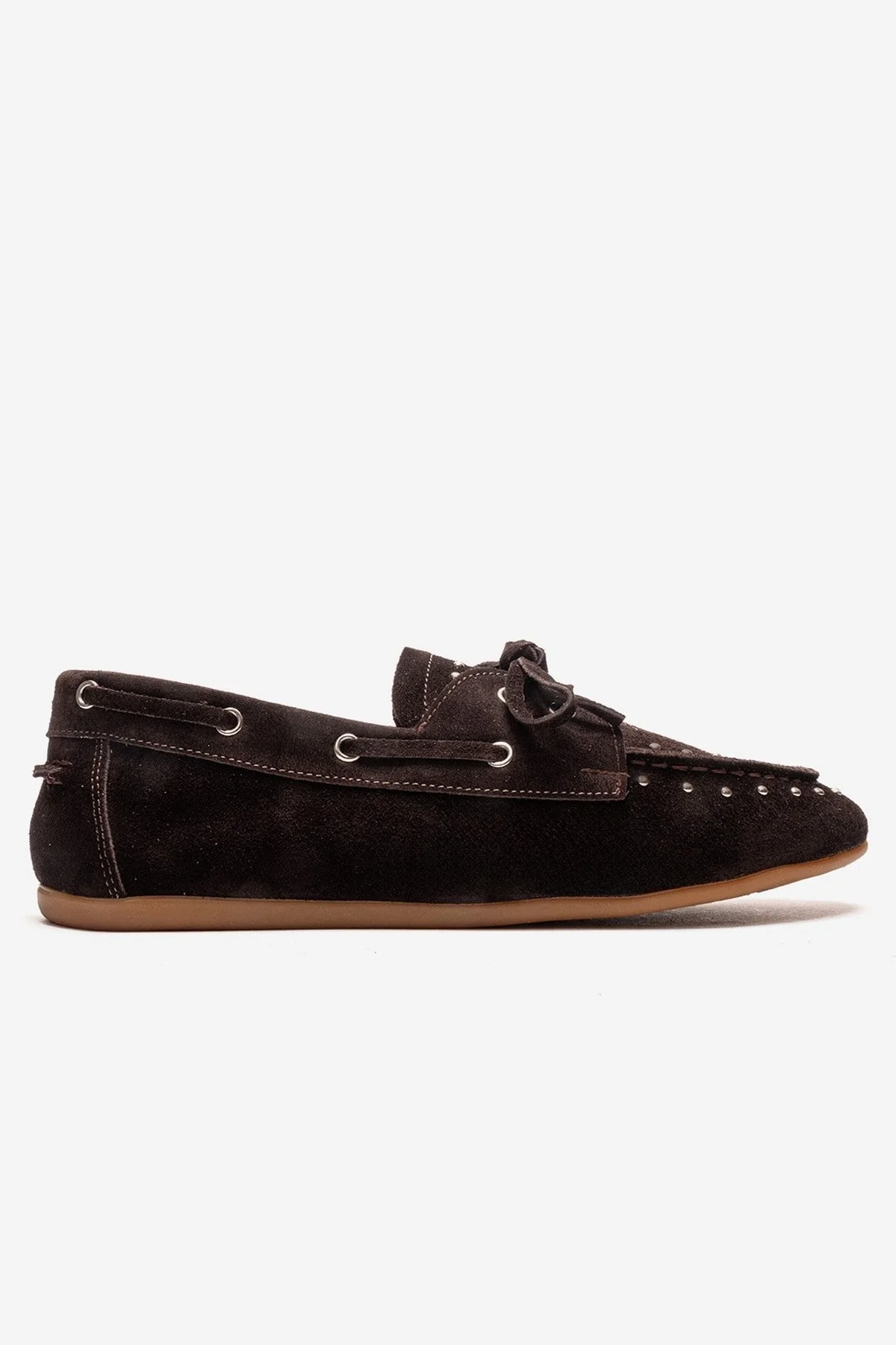 CUESTA - Brown Genuine Leather Loafer Shoe (Women) - Image 4