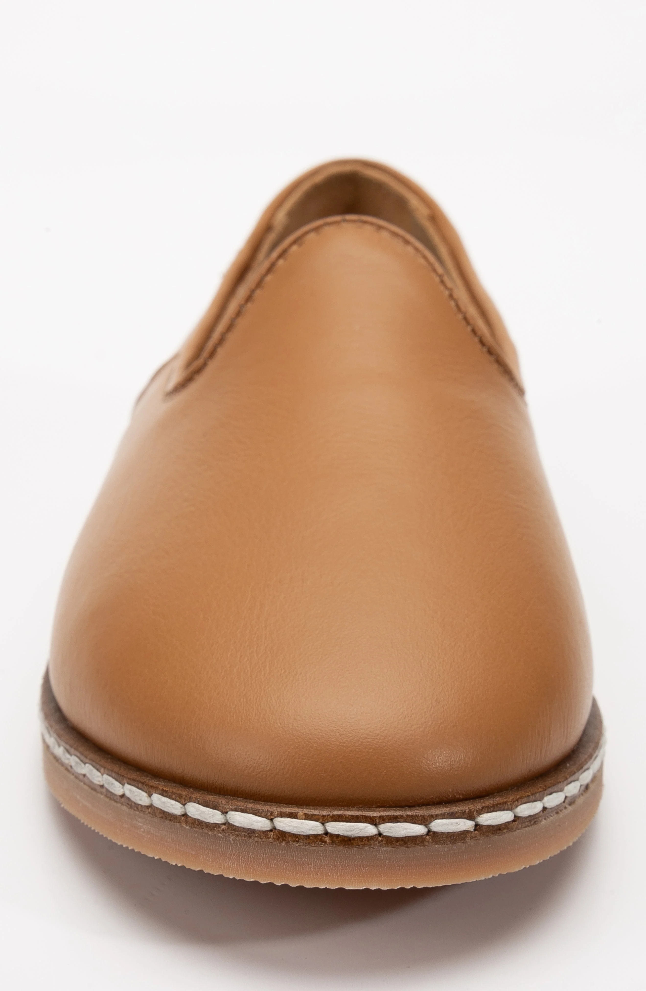 Dalya - Cognac Brown Leather Slip On (Women) - Image 6