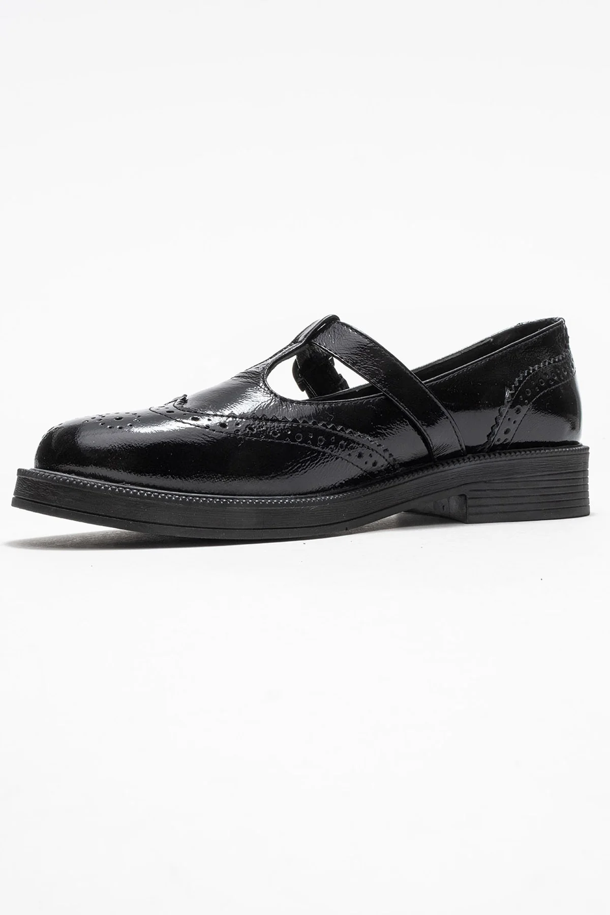 Dorian - Black Patent Genuine Leather Loafer (Women) - Image 4