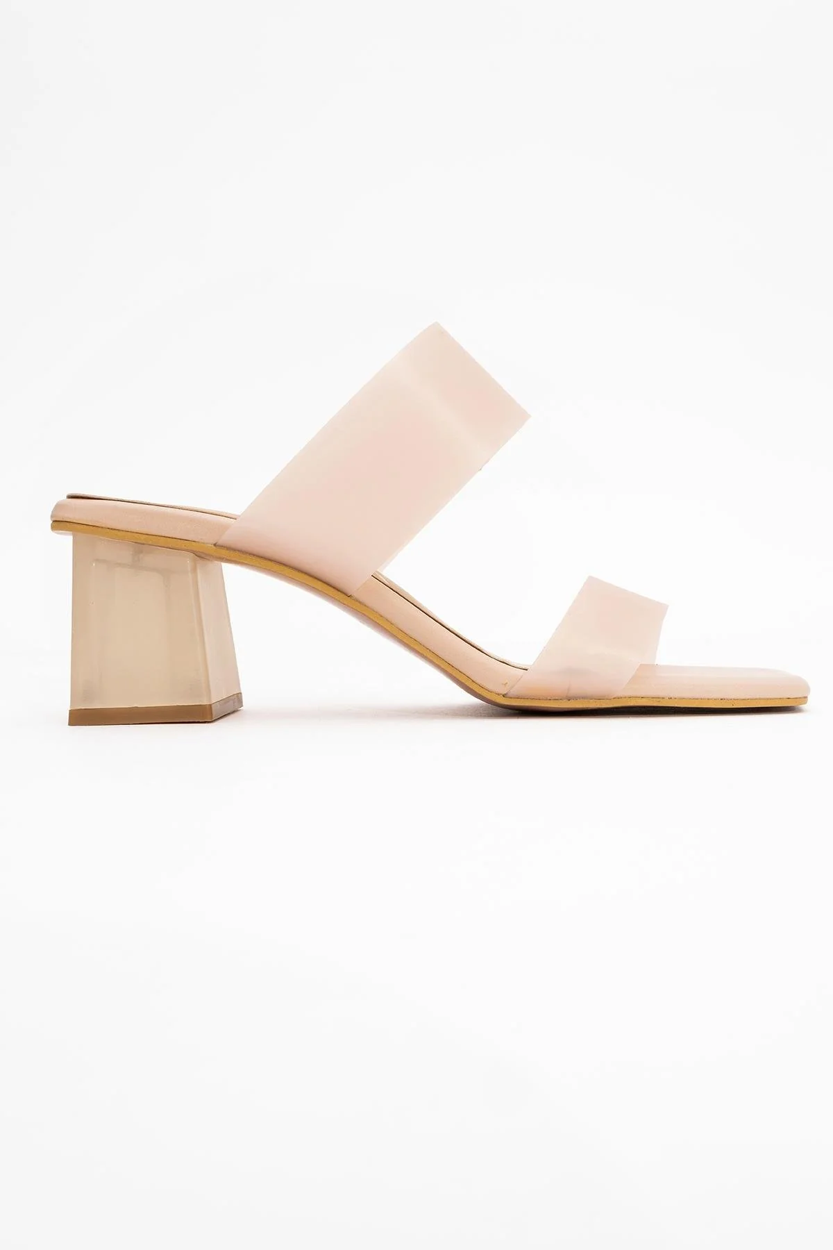 Elara Beige Transparent Strap Sandal (Women) - Image 4