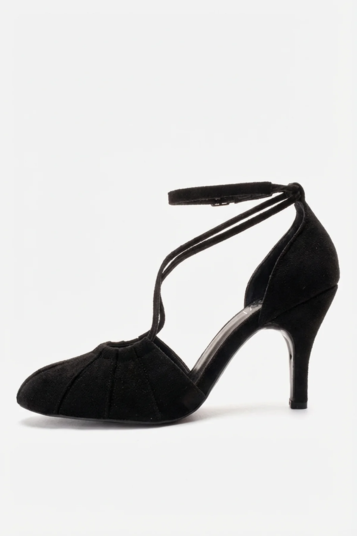ELIZA - Black Suede Stiletto Pump (Women) - Image 4