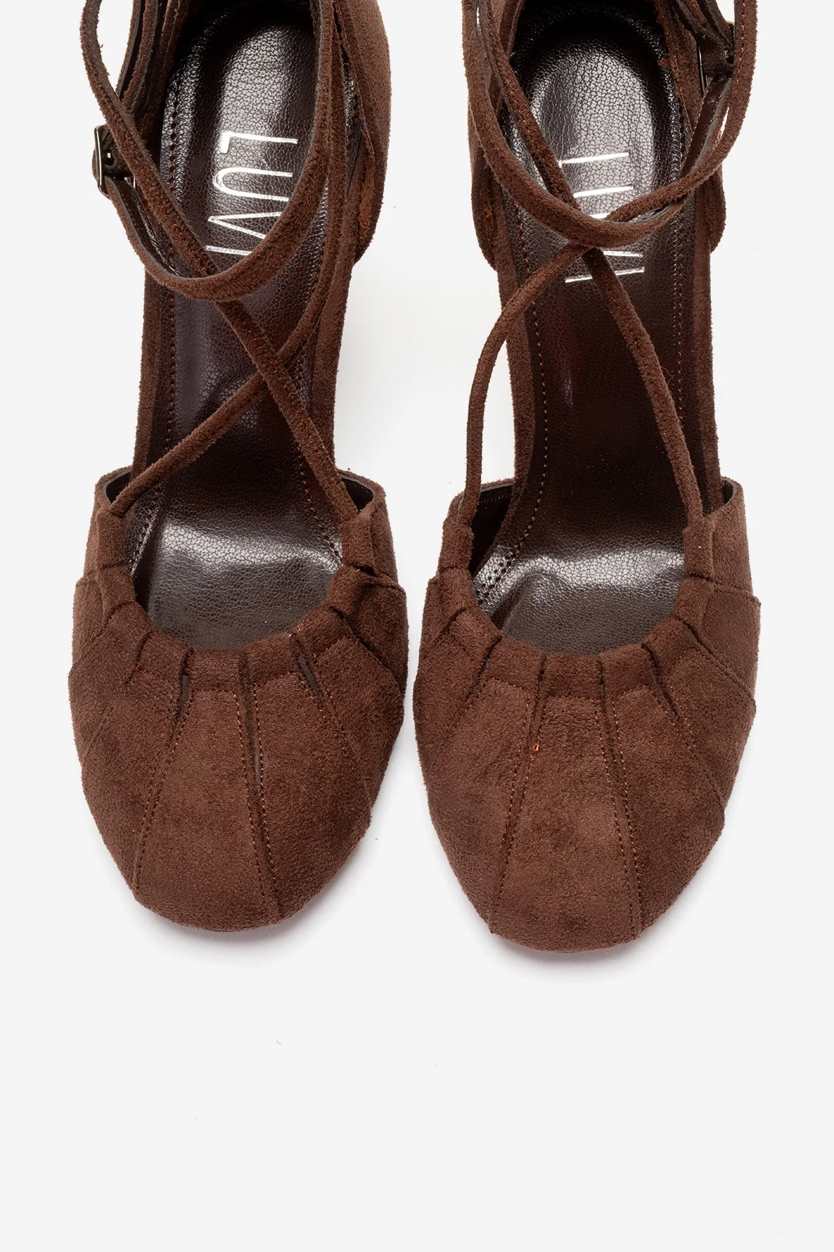 ELIZA - Brown Suede Stiletto Pump (Women) - Image 2