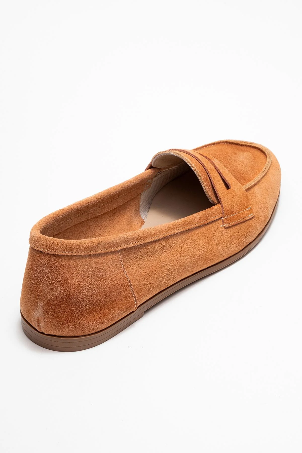 F02 - Honey Suede Genuine Leather Loafer (Women) - Image 5