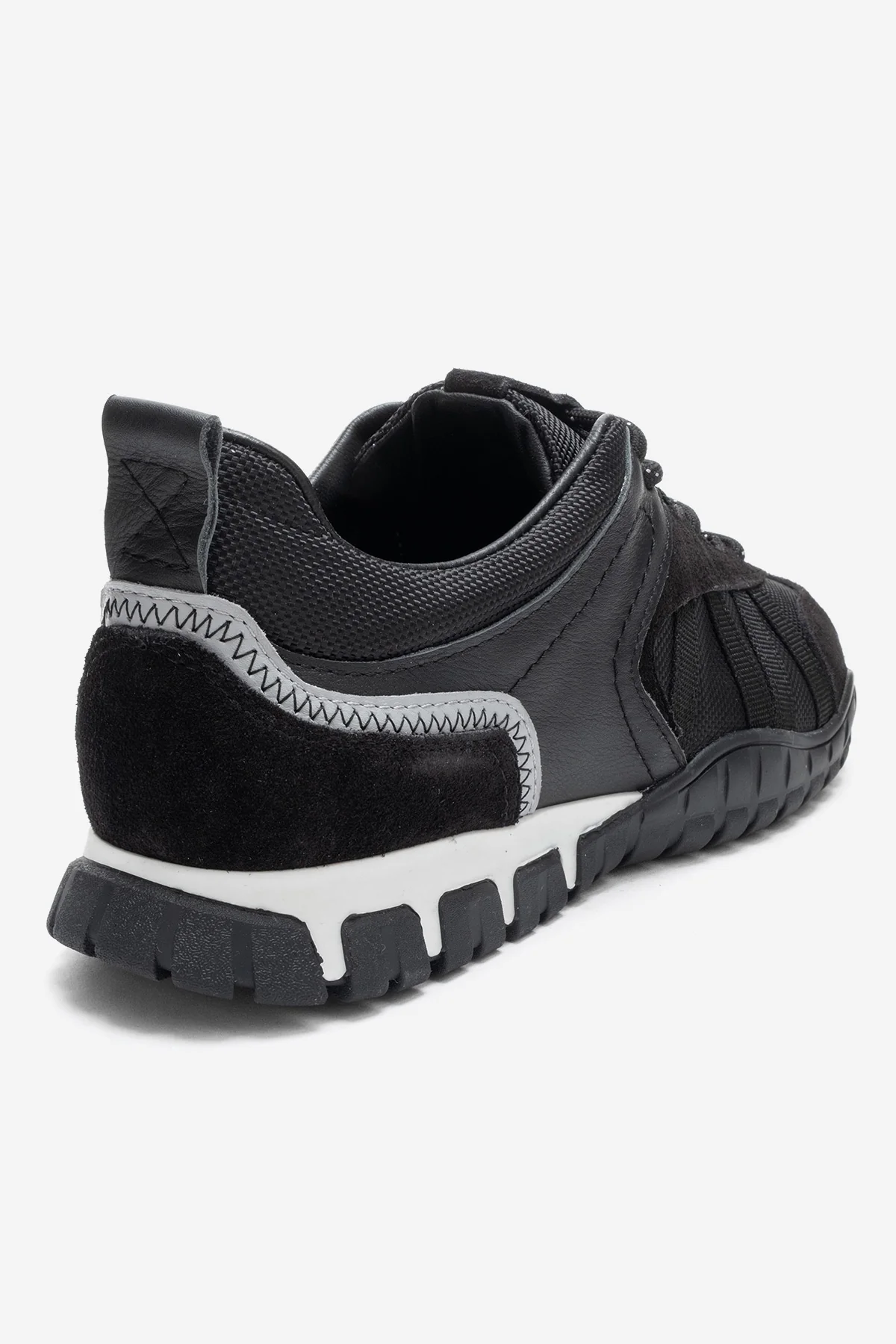 FIERA - Black Genuine Leather Sneaker (Women) - Image 5