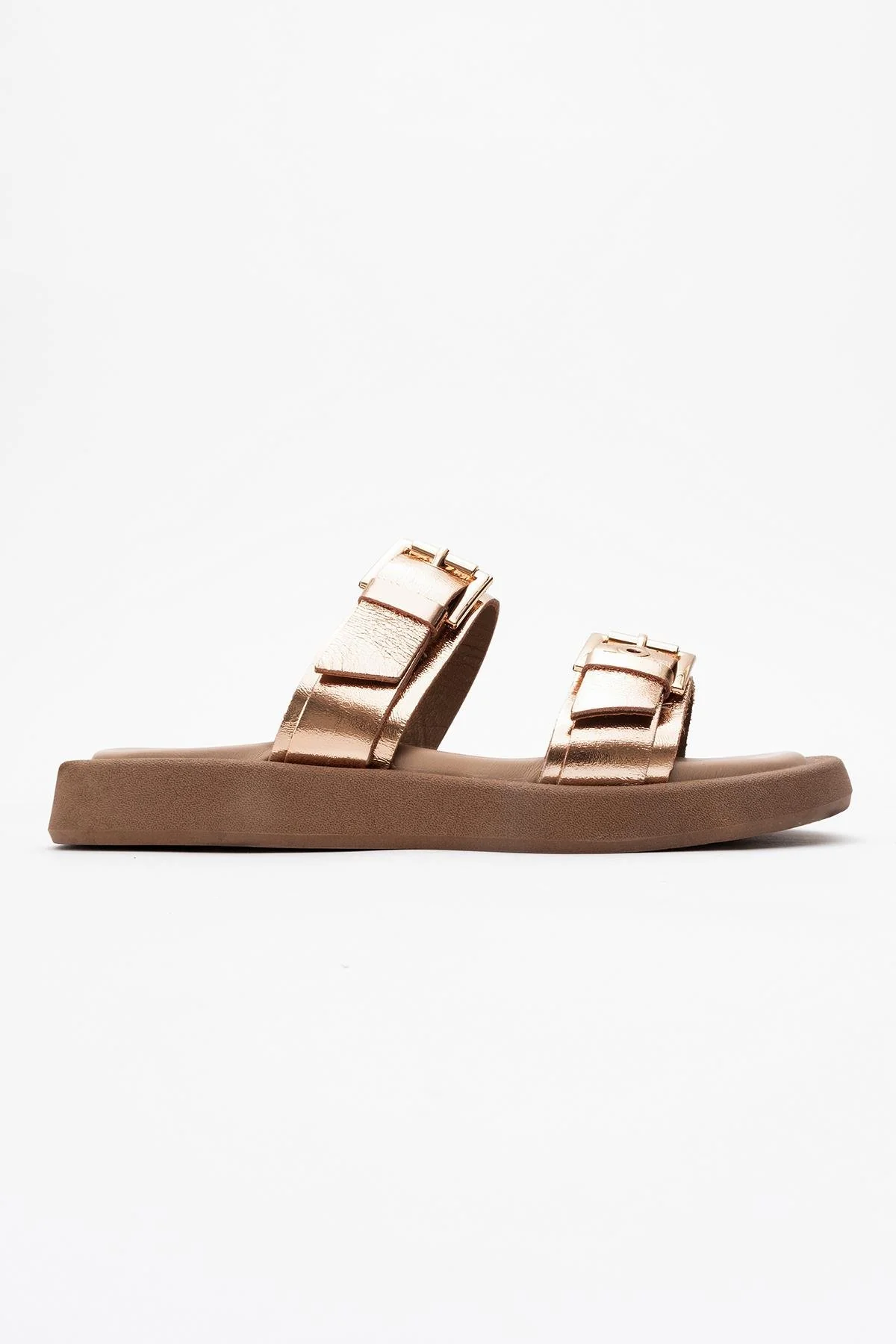 Finezza - Rose Leather Two-Strap Sandal (Women) - Image 6