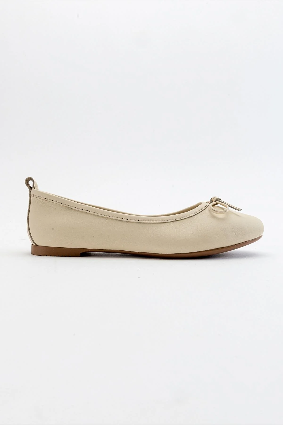 Florence - Beige Ballerina Flats - Image 6