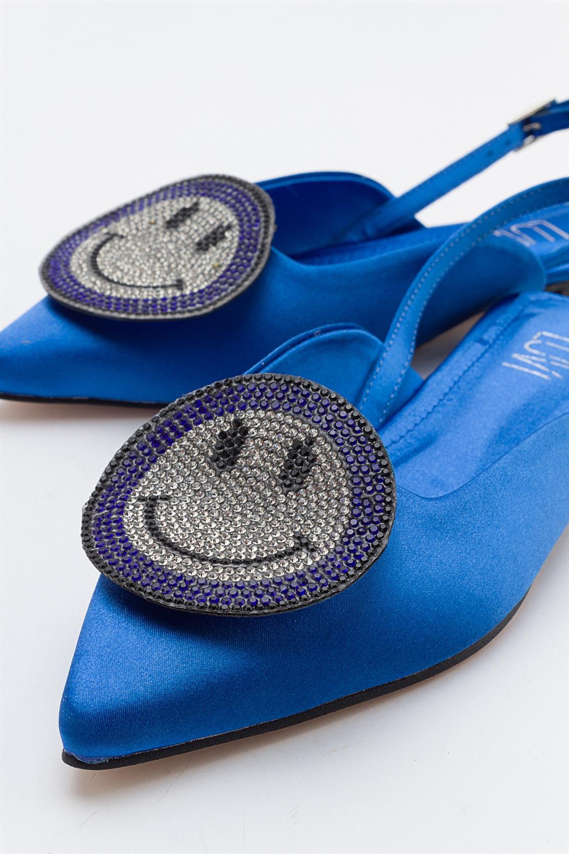 Gevel - Powder Blue Satin Ballet Flat (Women) - Image 3