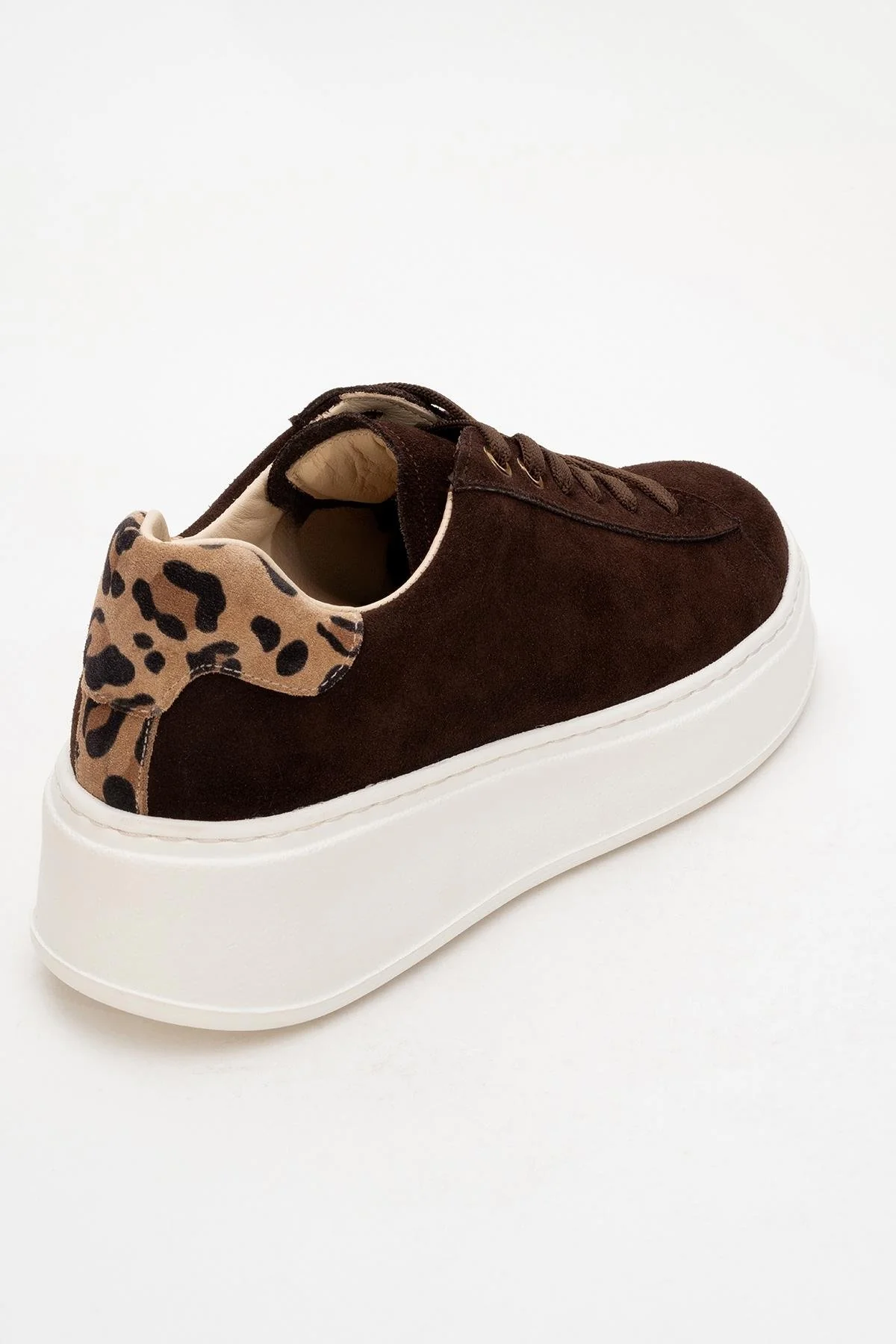 Gueno - Brown Genuine Leather Sneaker (Women) - Image 4