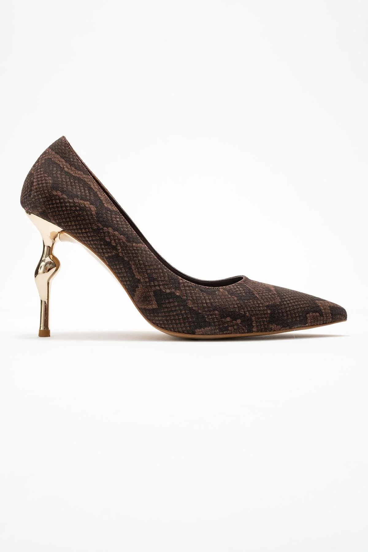 Hudson - Brown Stiletto Heel Shoe (Women) - Image 6