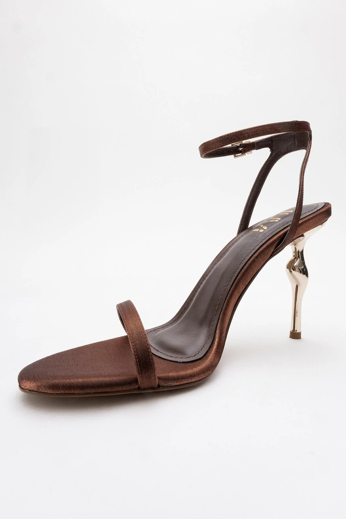 Jasmin - Cognac Satin Stiletto Pump (Women) - Image 4