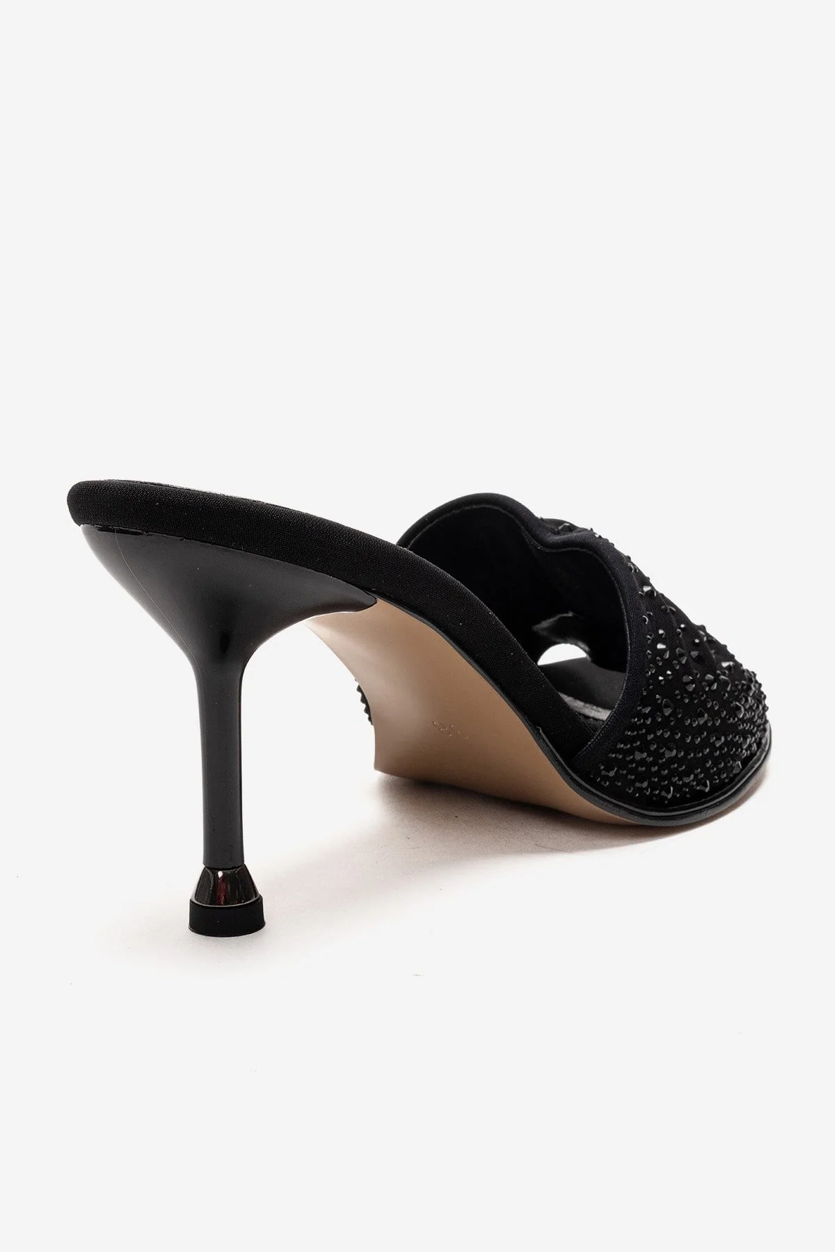 Karina - Black Stiletto Mule (Women) - Image 5