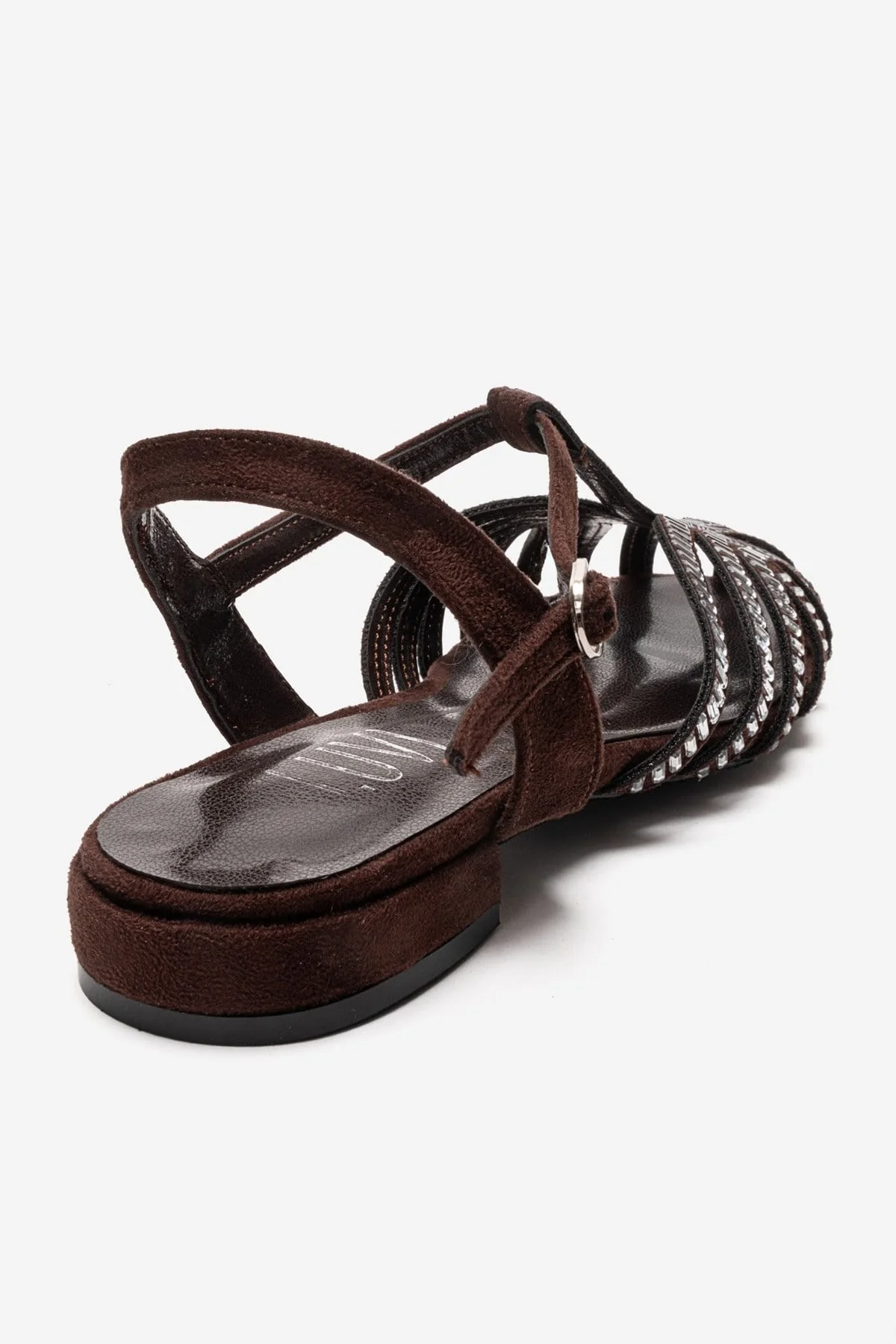 LAVINA - Brown Genuine Leather Sandal (Women) - Image 5