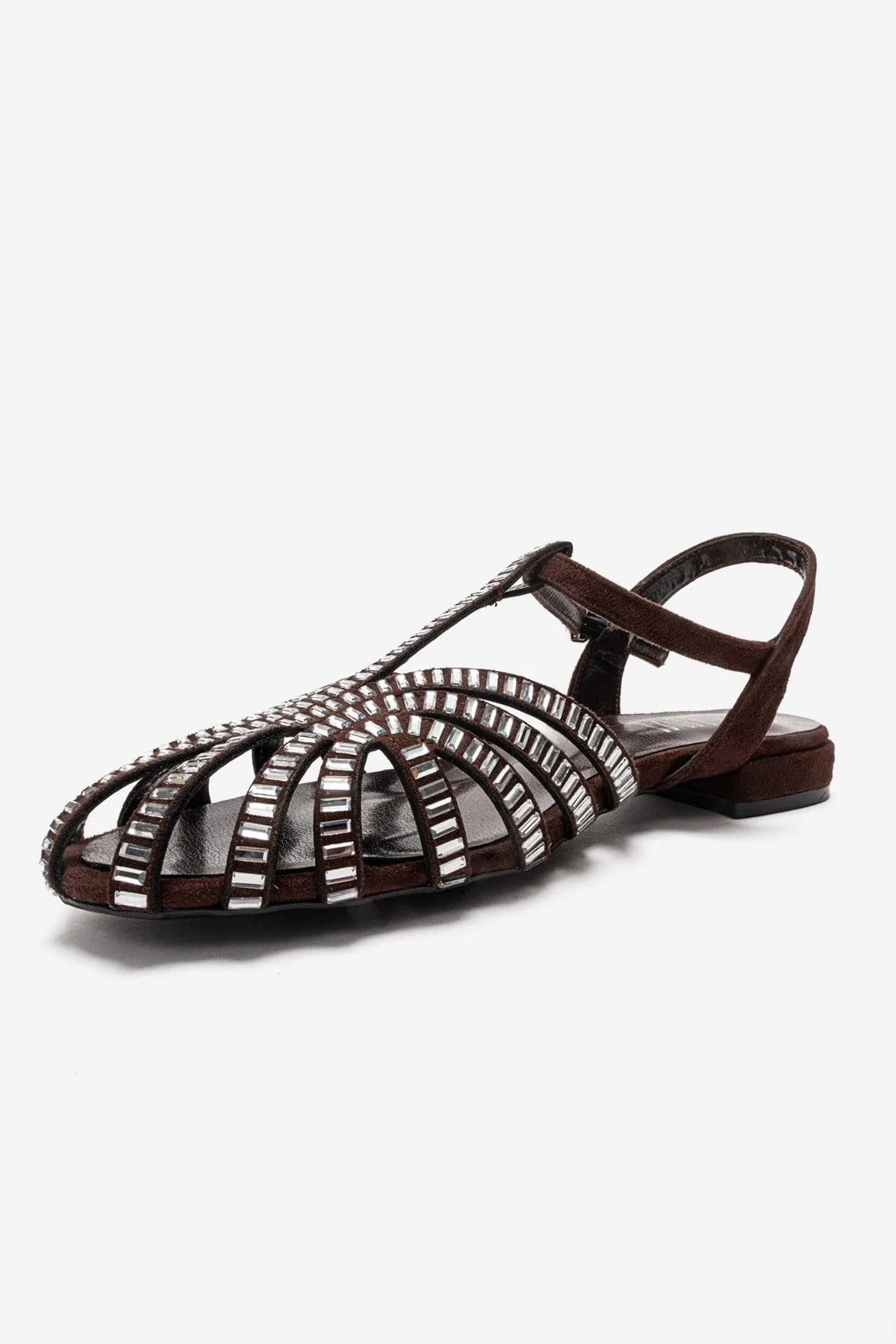 LAVINA - Brown Genuine Leather Sandal (Women) - Image 6
