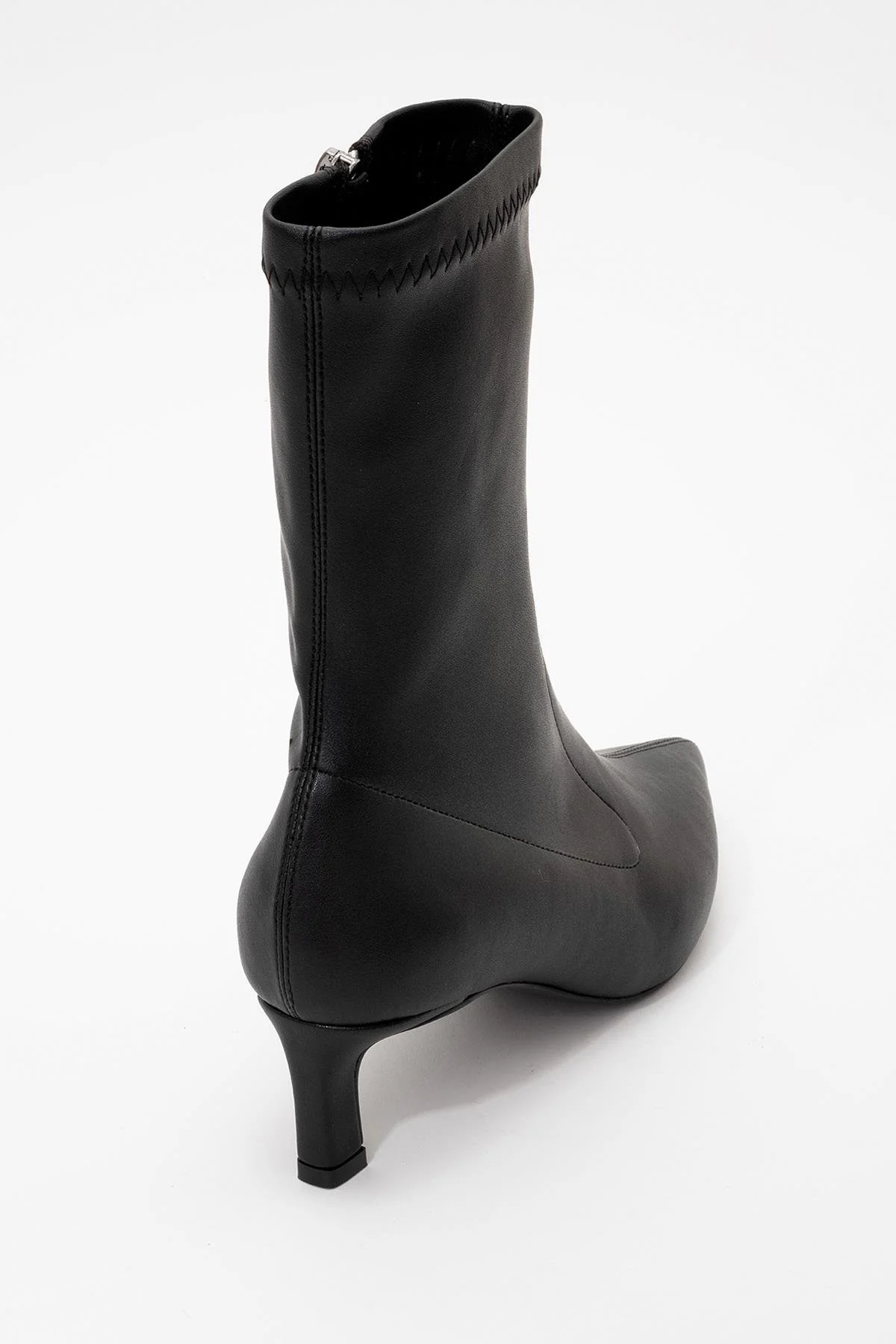 Lewin Black Pointed Toe Stiletto Boot (Women) - Image 4