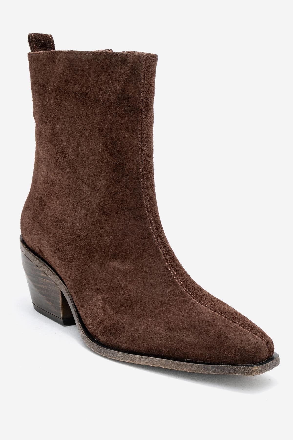 Lexia - Brown Genuine Leather Western Boot (Women) - Image 3