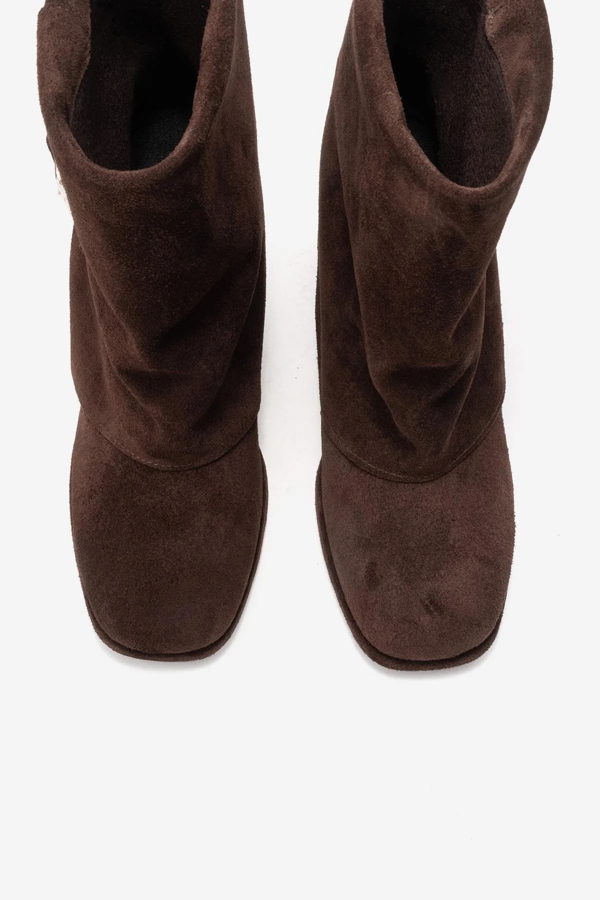 LORE - Brown Genuine Leather Block Heel Boot (Women) - Image 2