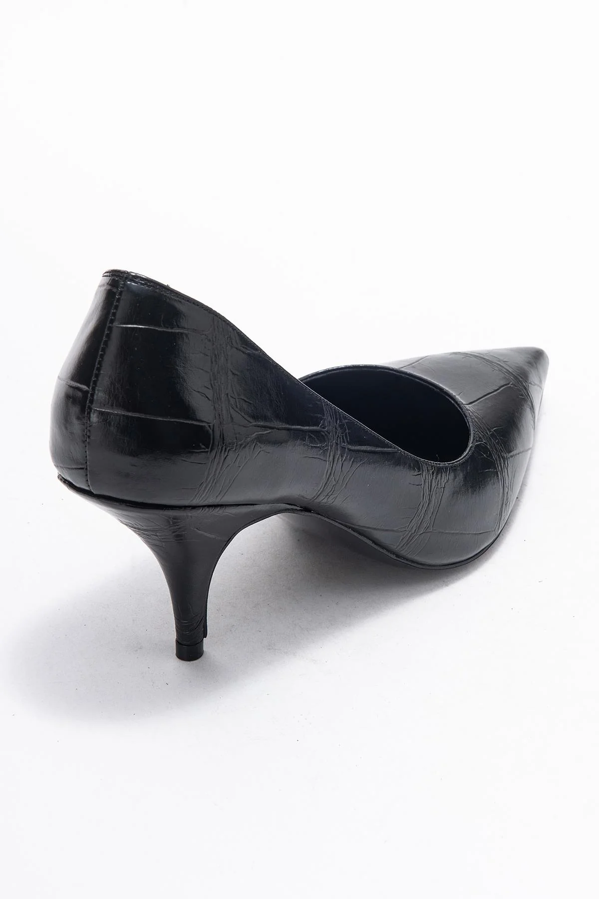 Marcus - Black Printed Pointed Toe Stiletto Pump (Women) - Image 5