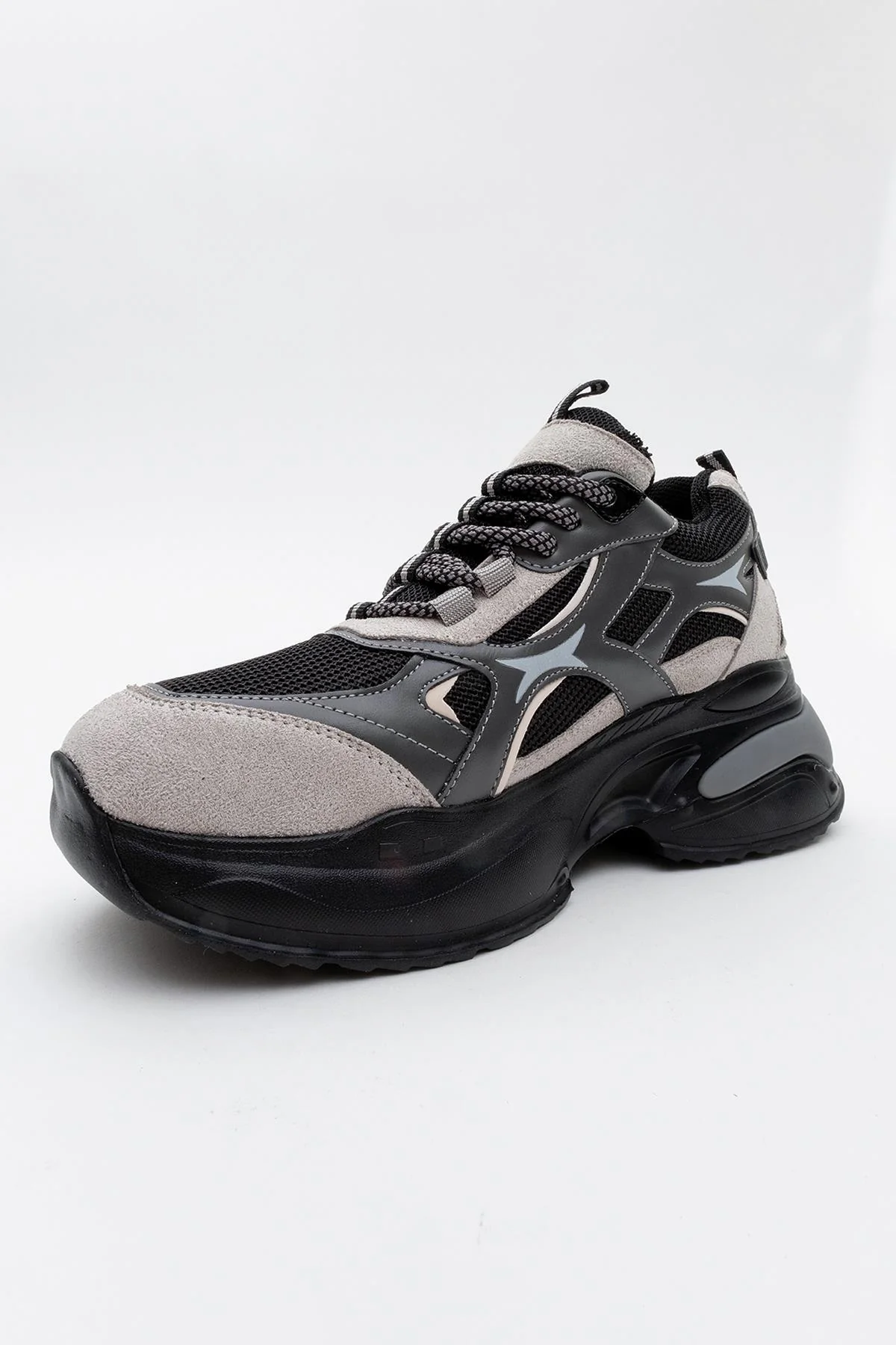 Marron - Black Sport Sneakers (Women) - Image 3