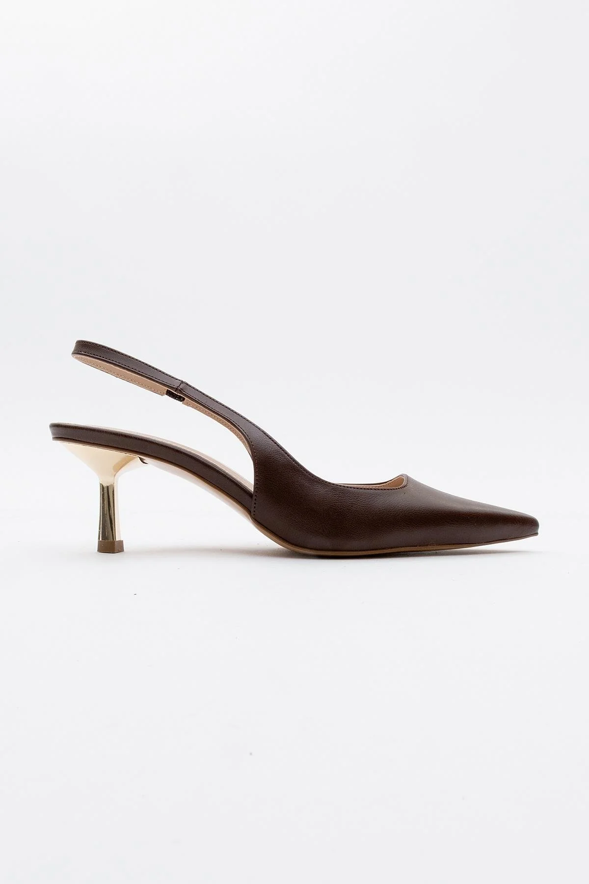 Marten - Brown Pointed Toe Backless Stiletto (Women) - Image 5