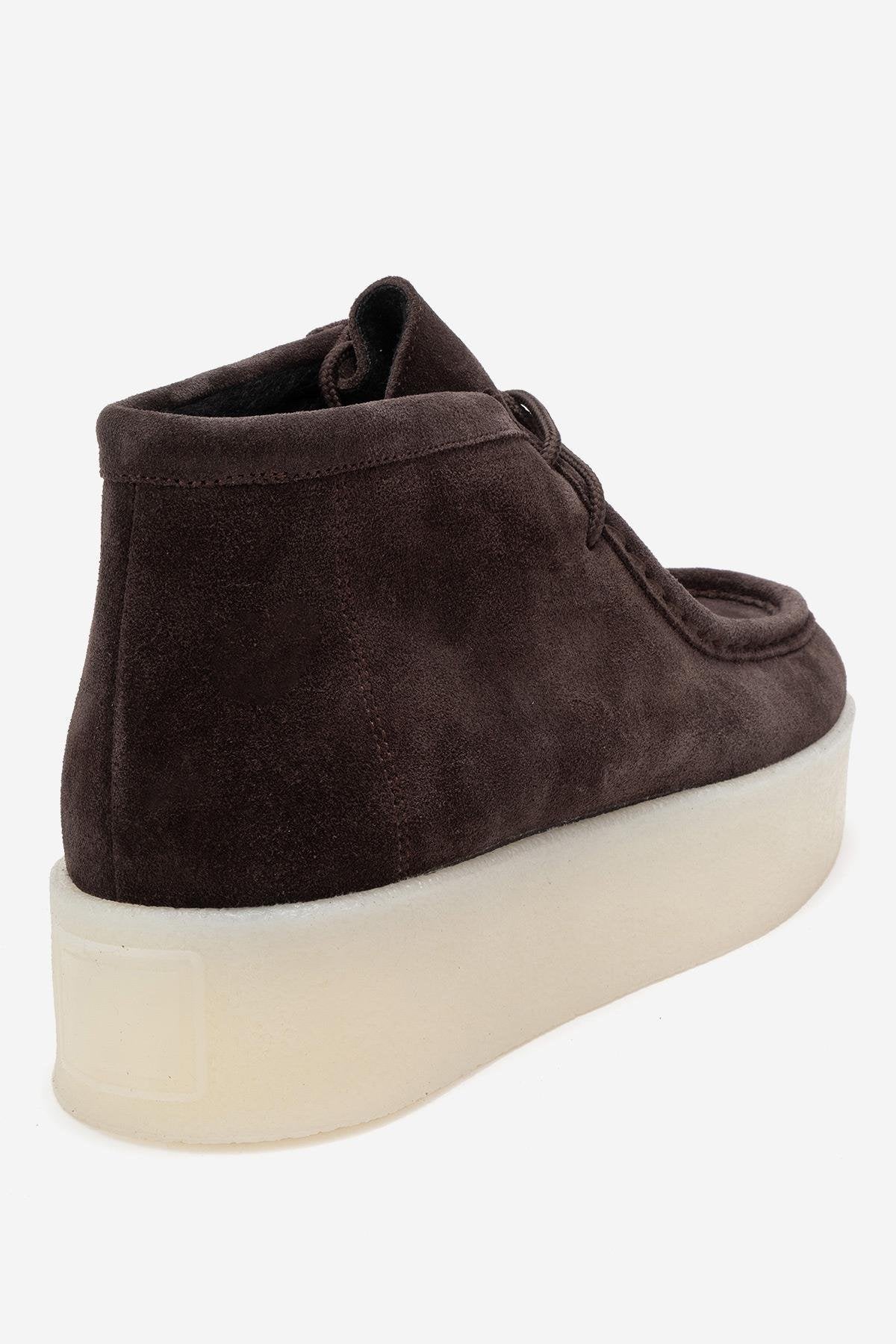 Melia - Brown Suede Genuine Leather Ankle Boot (Women) - Image 5