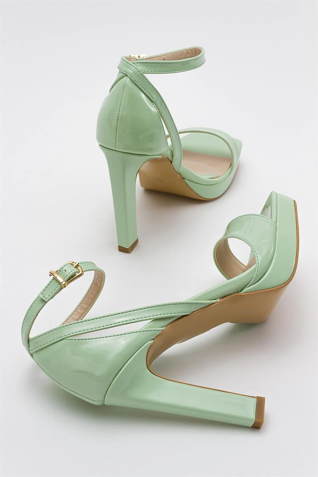 Mersia - Green Patent High Heel Pump (Women) - Image 2