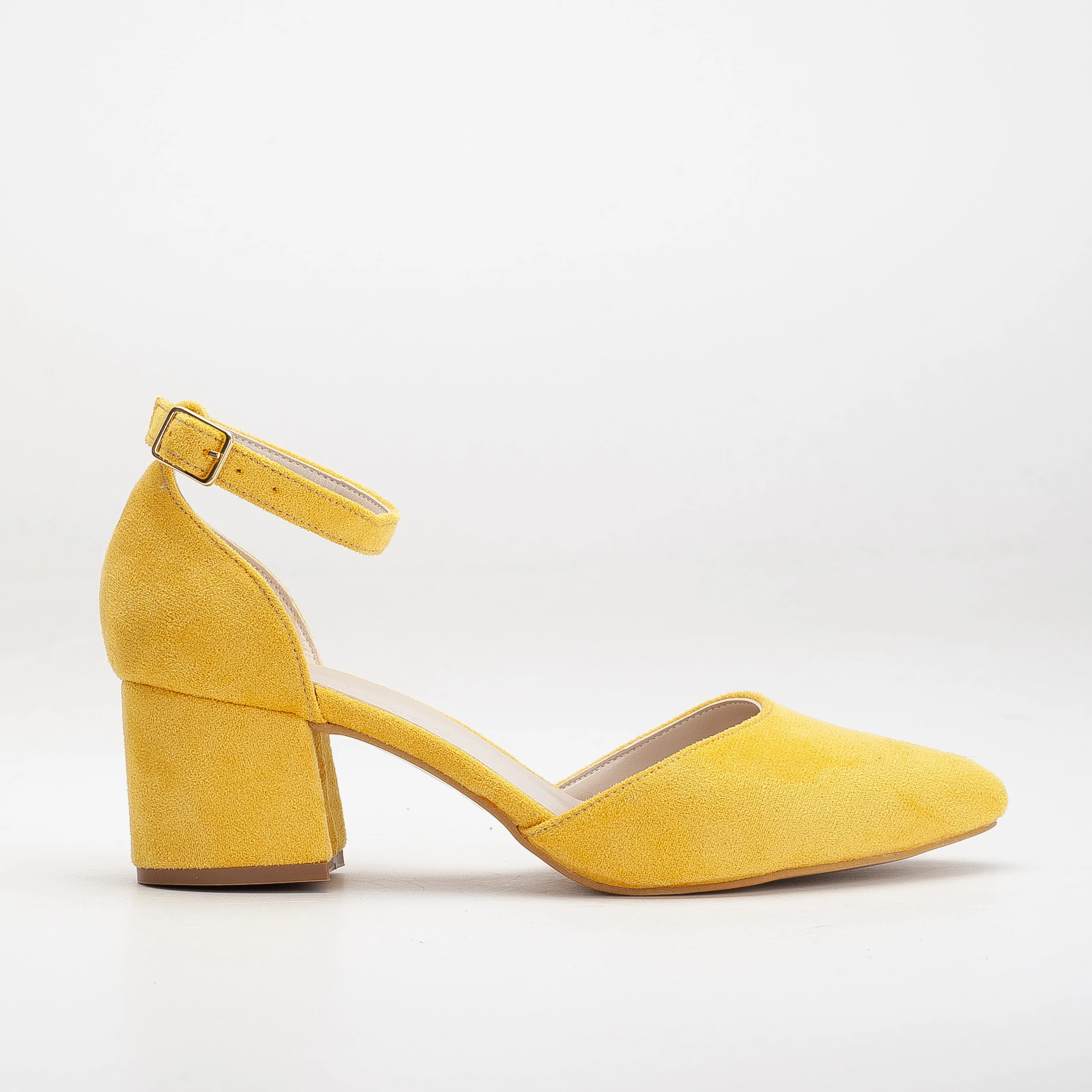 Miranda - Yellow Pumps with Pearls - Image 2
