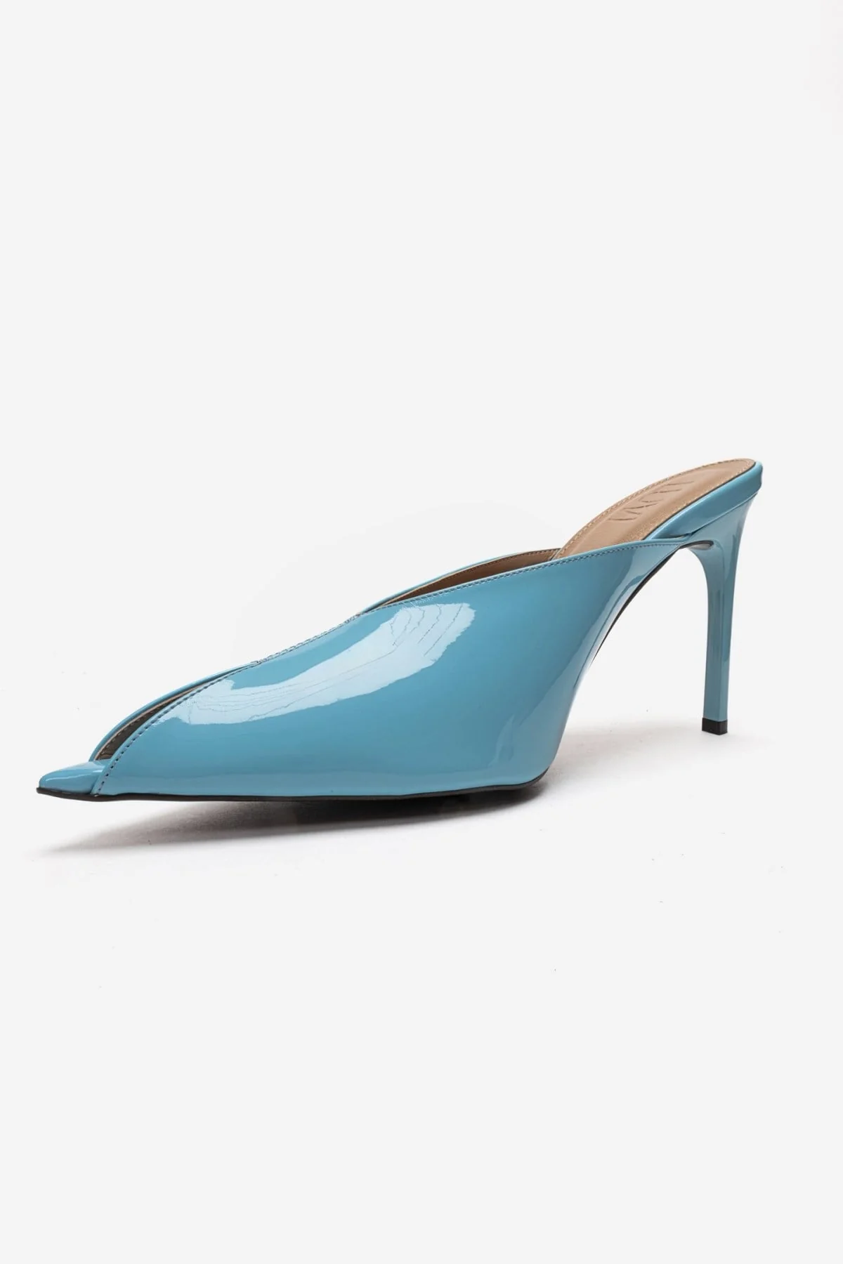 Mirena - Blue Genuine Leather Stiletto Mule (Women) - Image 6