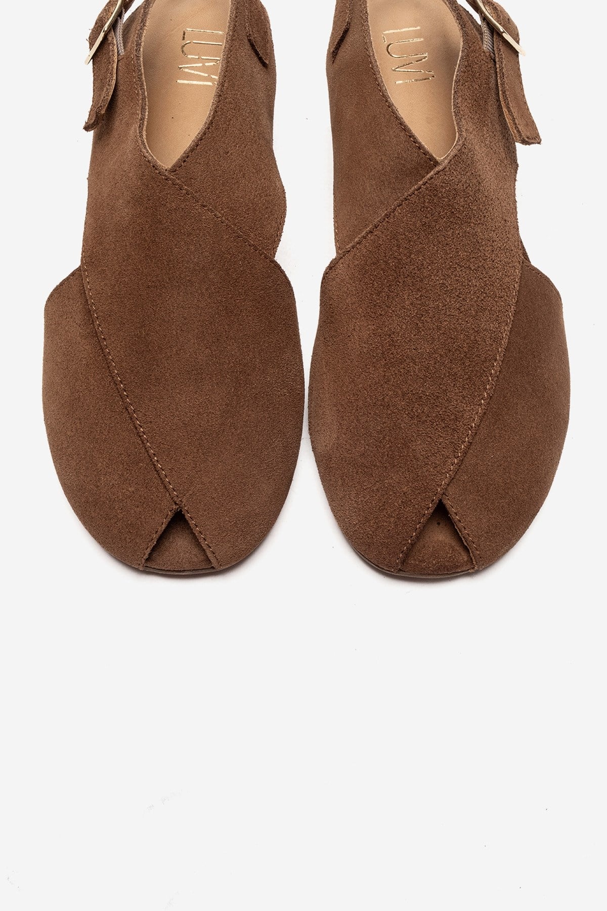 Monaro - Taupe Genuine Leather Sandal (Women) - Image 2
