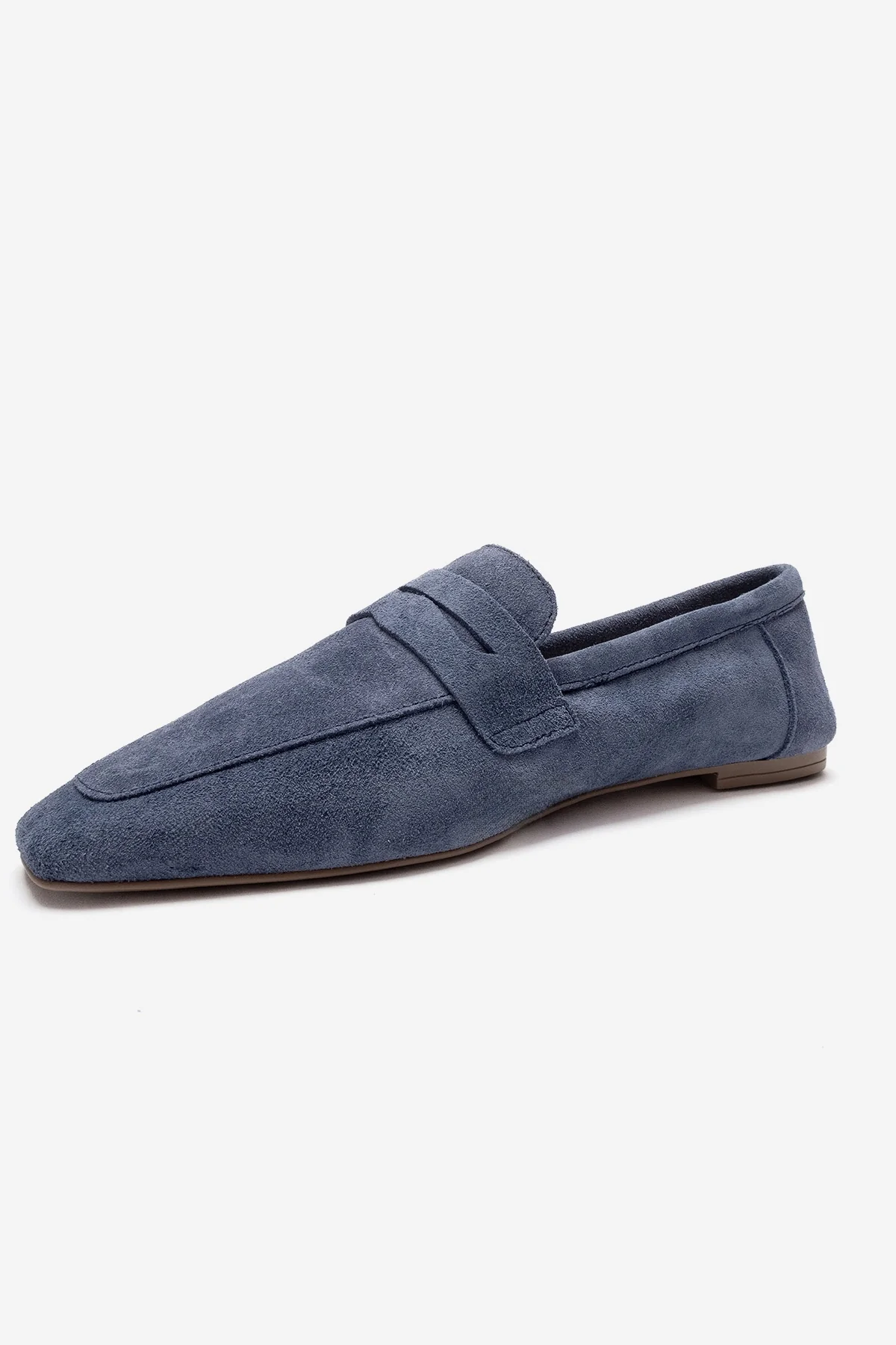 Morne - Navy Genuine Leather Loafer (Women) - Image 4