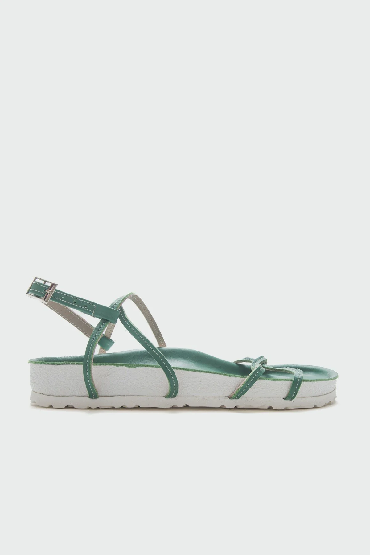 Muse - Green Genuine Leather Sandal (Women) - Image 6