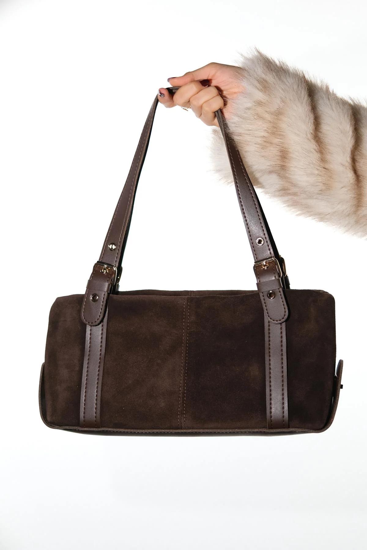 NERINA - Brown Genuine Leather Shoulder Bag (Women)