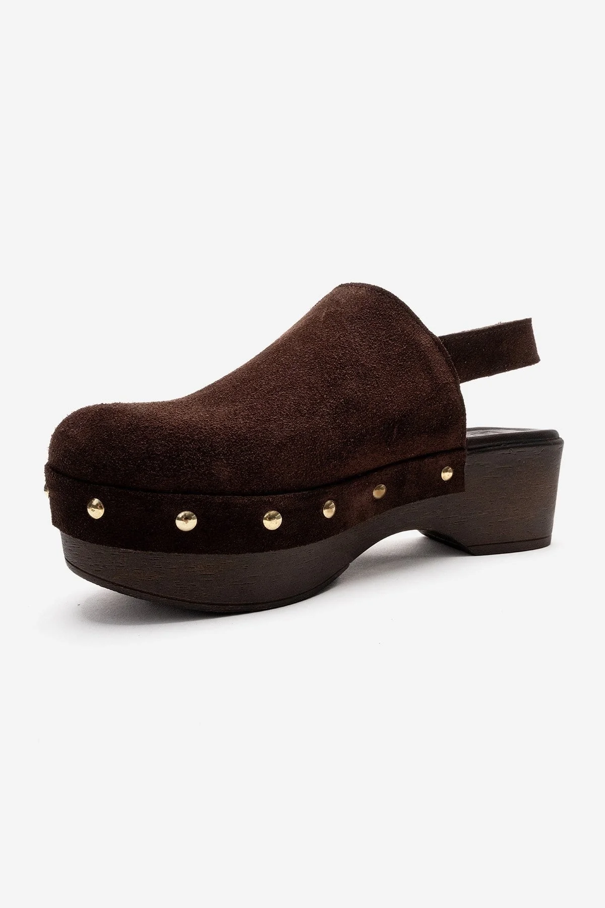 NORDEN - Brown Genuine Leather Platform Heel Sandal (Women) - Image 6