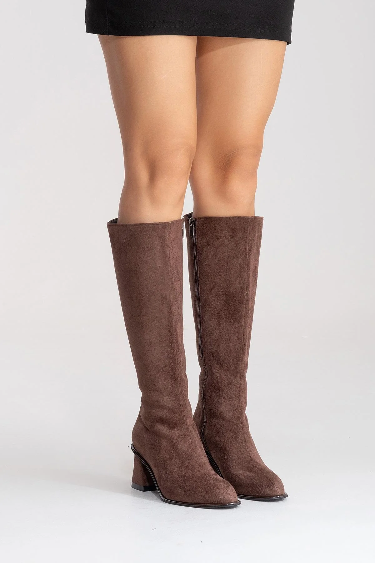 PARADIS - Brown Block Heel Boot (Women) - Image 6