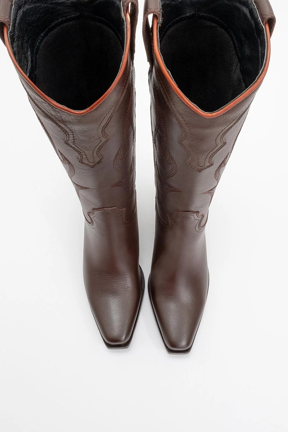 Pietro - Brown Genuine Leather Western Boot (Women) - Image 2