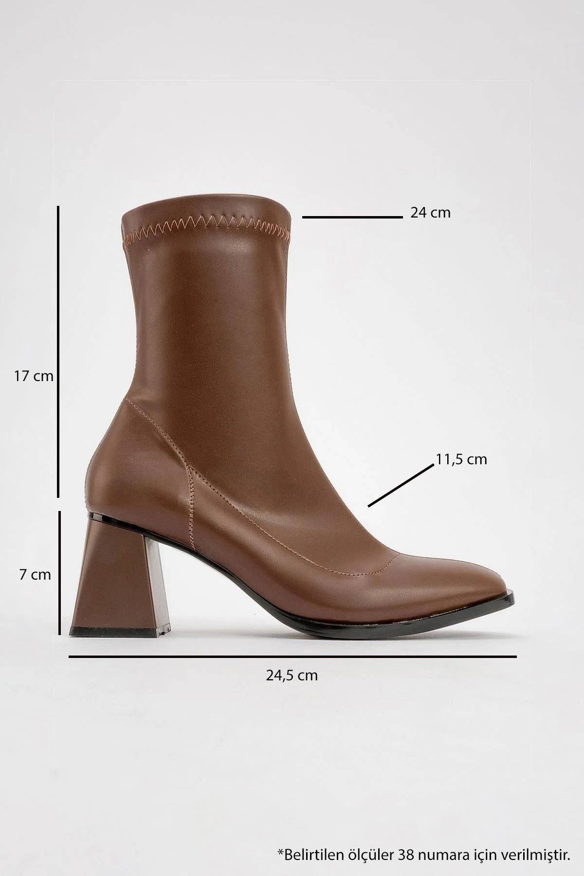 Plesa Brown Chunky Heel Boot (Women) - Image 4