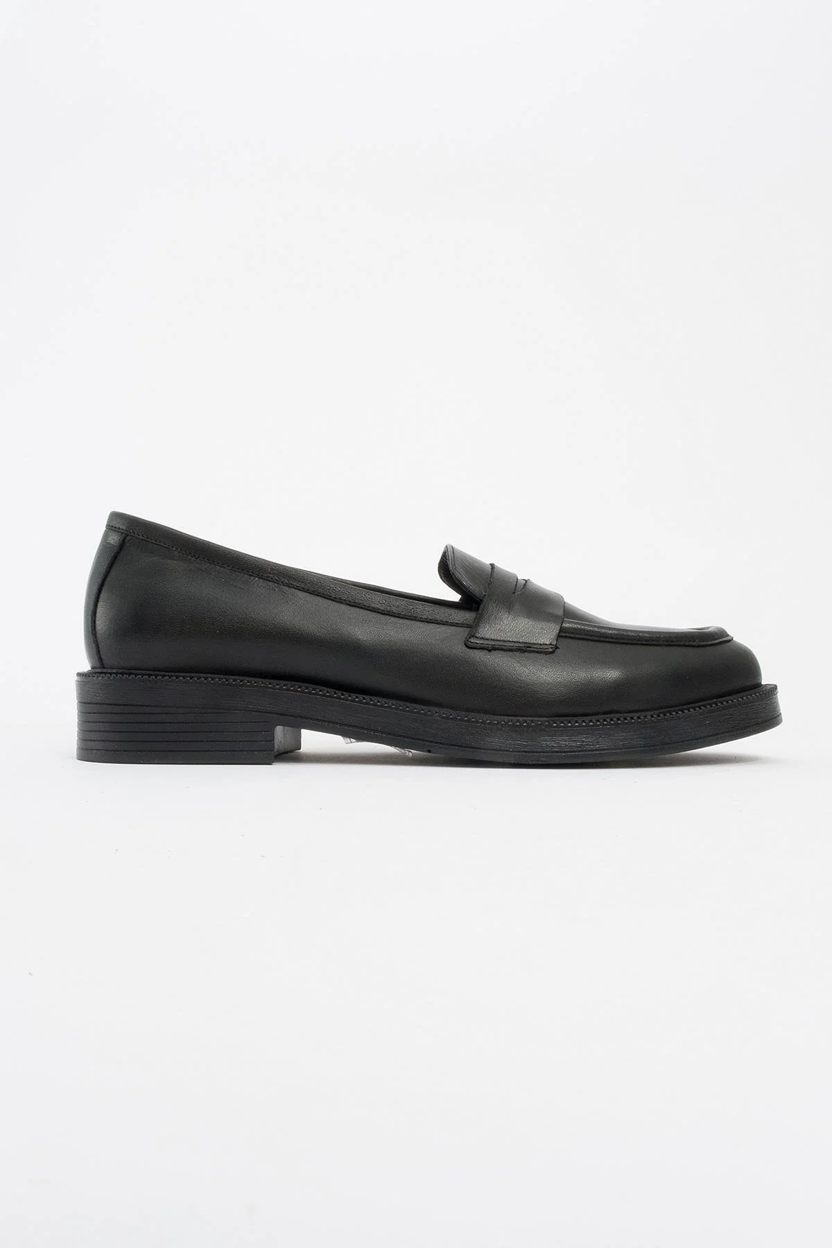 Bree - Black Genuine Leather Loafer (Women) - Image 4