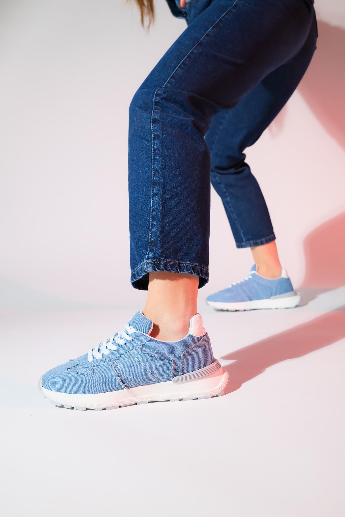 Rafael - Blue Denim Sport Sneaker (Women) - Image 6