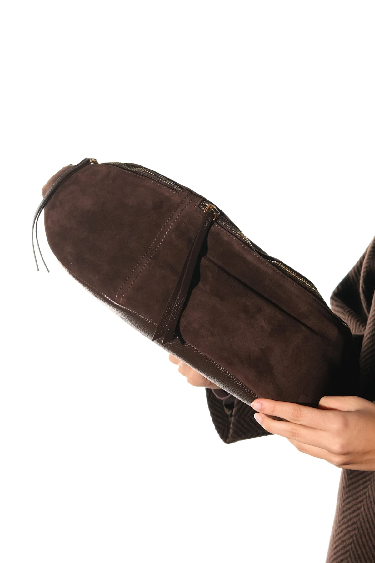 SOLA - Brown Genuine Leather Body Bag (Women) - Image 3