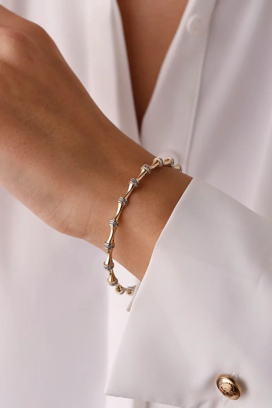 Tavielle 14K Solid Gold Bracelet – 9.56 g - Image 2
