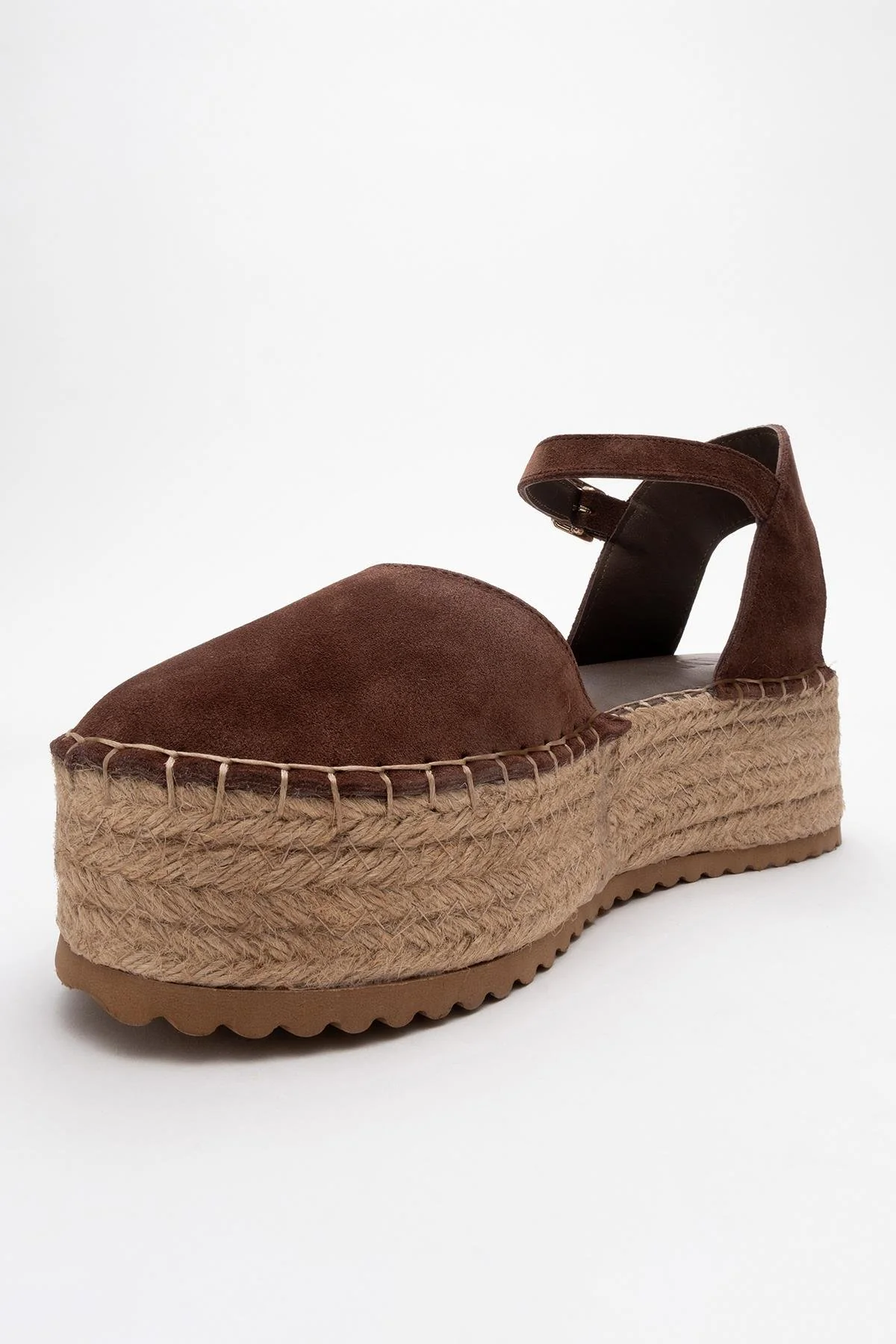 Viba - Brown Suede Leather Espadrilles (Women) - Image 3